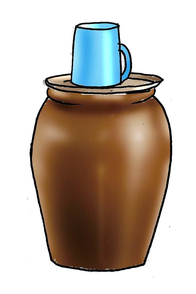Objects - Mortar and vase - 01 - Niger
